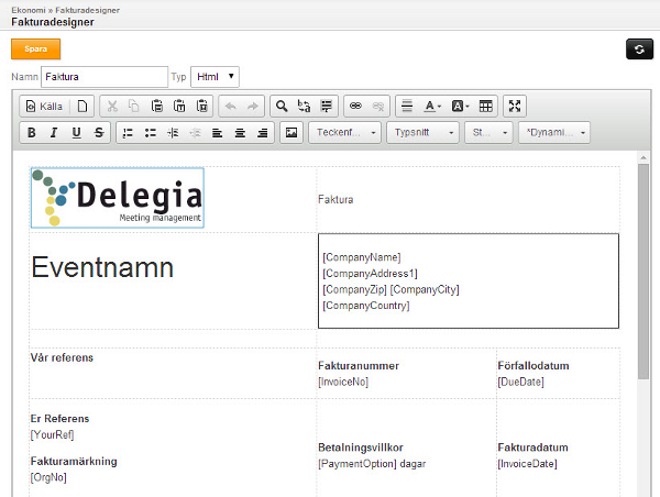 Fakturadesigner