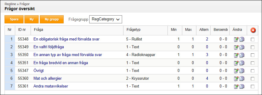 Frågor